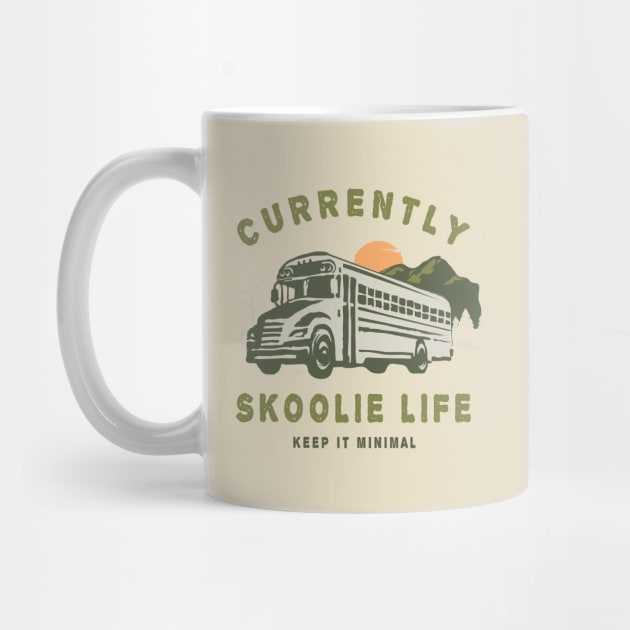 Currently Skoolie Life ( Summer Fun Bus Adventure ) by Wulfland Arts